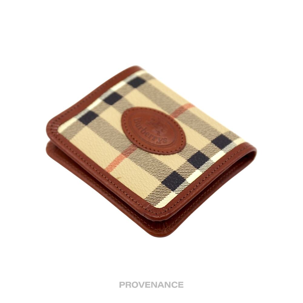 🔴 Burberry Vintage Golf Tee Wallet - Nova Haymarket Check - Picture 4 of 5